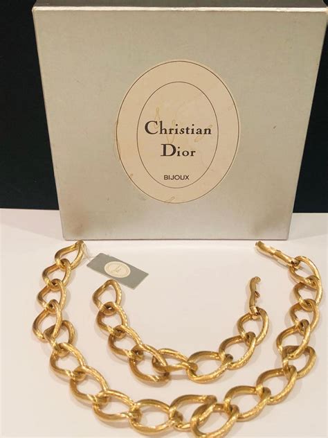 dainty dior necklace|Dior necklace vintage.